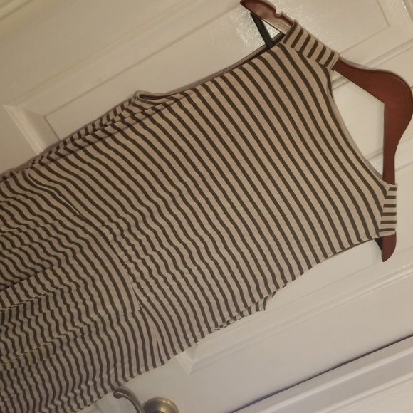 Super stretch striped nautical sleeveless dress - Picture 5 of 5